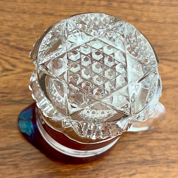 Antique Ruby Red Flash Glass Souvenir Set Of 3 Creamer & Shot Glass Early 1900s - Picture 8 of 16